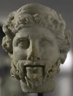 Dionysian: Two-faced Herma of Dionysian nature. Two-faced