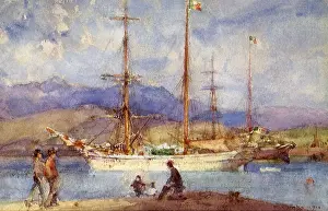 Masted: Two-Masted White Ship