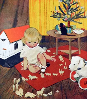Muriel Dawson Collection: Two By Two by Muriel Dawson