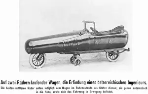 Additional: Two-wheeled automobile, 1914