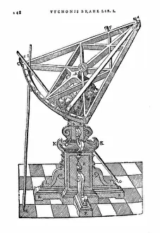 Tycho: Tycho Brahe, Triangular Sextant, 1582