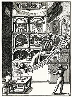 1576: Tycho Brahe at work 1576