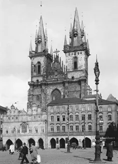 Hussite: The Tyn Church in Prague, 1936