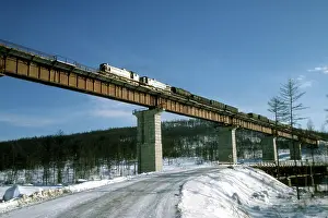 Amur: Tynda-Larba BAM section, 1980