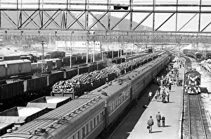 Amur: Tynda railway station, 1982