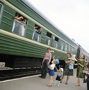 Parting: At Tynda railway station, 1984