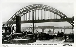 Tyneside: Tyne Bridge - Viewed from the Riverside, Newcastle-upon-Tyne