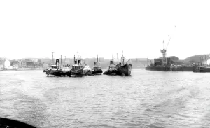 Tynemouth: Tynemouth, River Tyne c1955