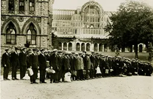 Tyneside: Tyneside naval recruits, Crystal Palace, SE London, WW1