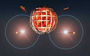 Spaceflight: A type 2 or 3 civilization, able to create a dyson
