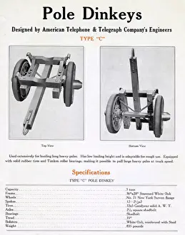 Bearings: Type C Pole Dinkeys, top and bottom view