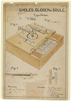 Glidden: Type-Writer Patent, 1868