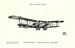 Biplanes: Types of British Aircraft -- Handley-Page Biplane
