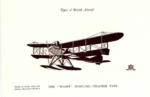 Float: Types of British Aircraft - The Wright Seaplane, tractor typ