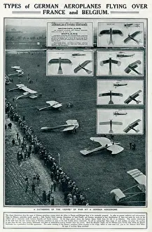 Monoplanes: Types of German aeroplanes, World War One