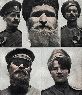 Moujik: Five types of soldier, Russia, WW1