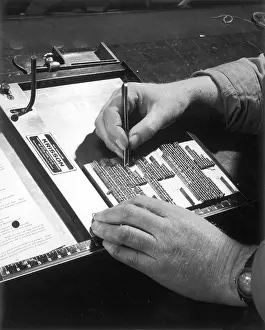 Rack: Typesetter at work