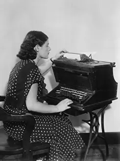Typewriters: Typewriter built in 1867