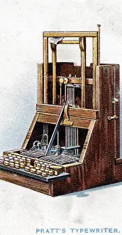 Typewriter: Typewriter patented by John Pratt in 1866