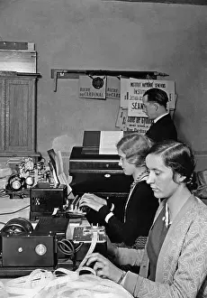 Typing: Typewriters in Geneva, 1932