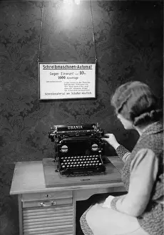 Typewriting: A typewriting automat