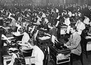 Typist: Typewriting competition in Berlin, 1923