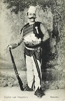 Shkodra: Typical Albanian soldier from Shkoder