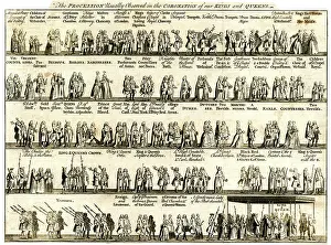 Chancery: Typical coronation procession