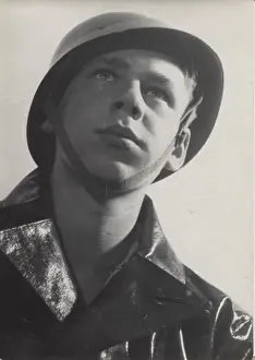 Strap: Typical Dutch scout during the Occupation, WW2
