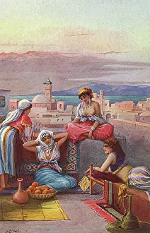 Divan: Typical Fantasy Harem Scene from the Middle East