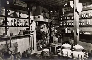 Sherry: Typical kitchen, Valdepenas, Castile-La Mancha, Spain