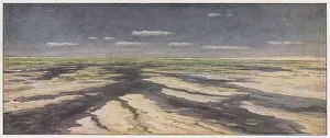 Marshy: Typical landscape on the planet Mars