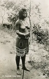 Barfoot: A Typical Zulu Girl
