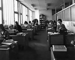 Typists: TYPING POOL 1960S