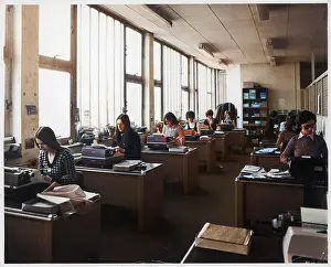 Typists: TYPING POOL/1970S