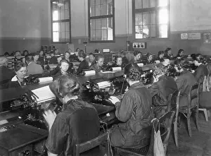 Telegrams: Typists in the Main Telegraph Office in Berlin, 1926