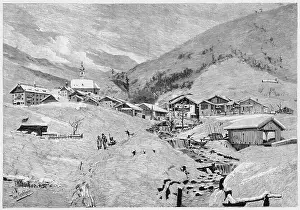 Tyrolean: TYROL VILLAGE UNDER SNOW