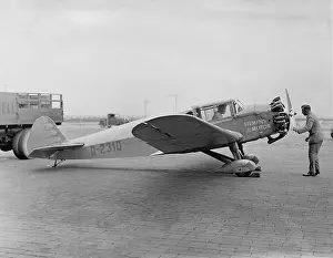Udet: Udet at take off, 1933