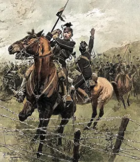 Uhlans: Uhlans at Liege