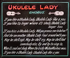 Ukelele: Ukelele Lady, cinema audience sing-along