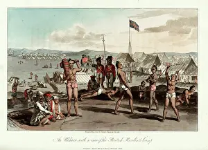 Maratha: An Ukhara, with a view of the British Resident's camp