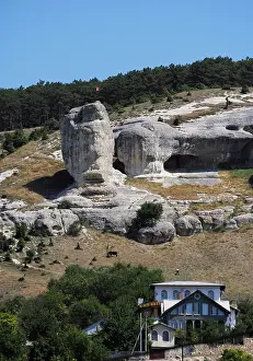 Ukraine. Eroded landscape