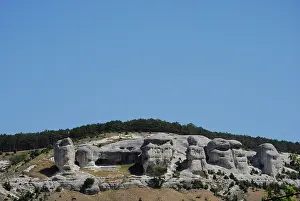 Ukrainian: Ukraine. Eroded landscape