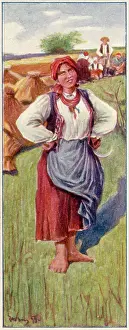 Lviv: Ukrainian peasant woman