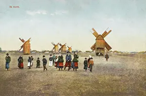 Ukrainians: Ukrainians with windmills