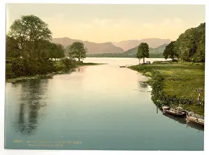 Ullswater: Ullswater and River Eamont from Pooley Bridge, Lake District