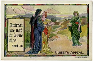 Personifications: Ulster's Appeal - Unionist postcard