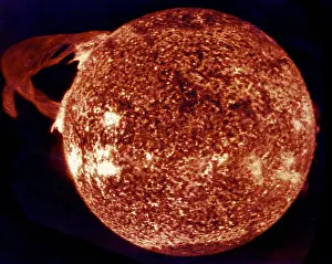 Skylab: Ultraviolet exposure of colossal eruption ?
