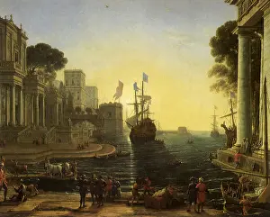 Lorrain: Ulysses Returns Chryseis to Her Father, by Claude Lorrain