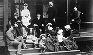 Gilman: Ulysses S. Grant (in stovepipe hat) with ?
